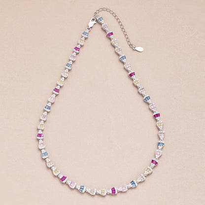 [ECHO ]Radiant Colorful Rainbow Necklace