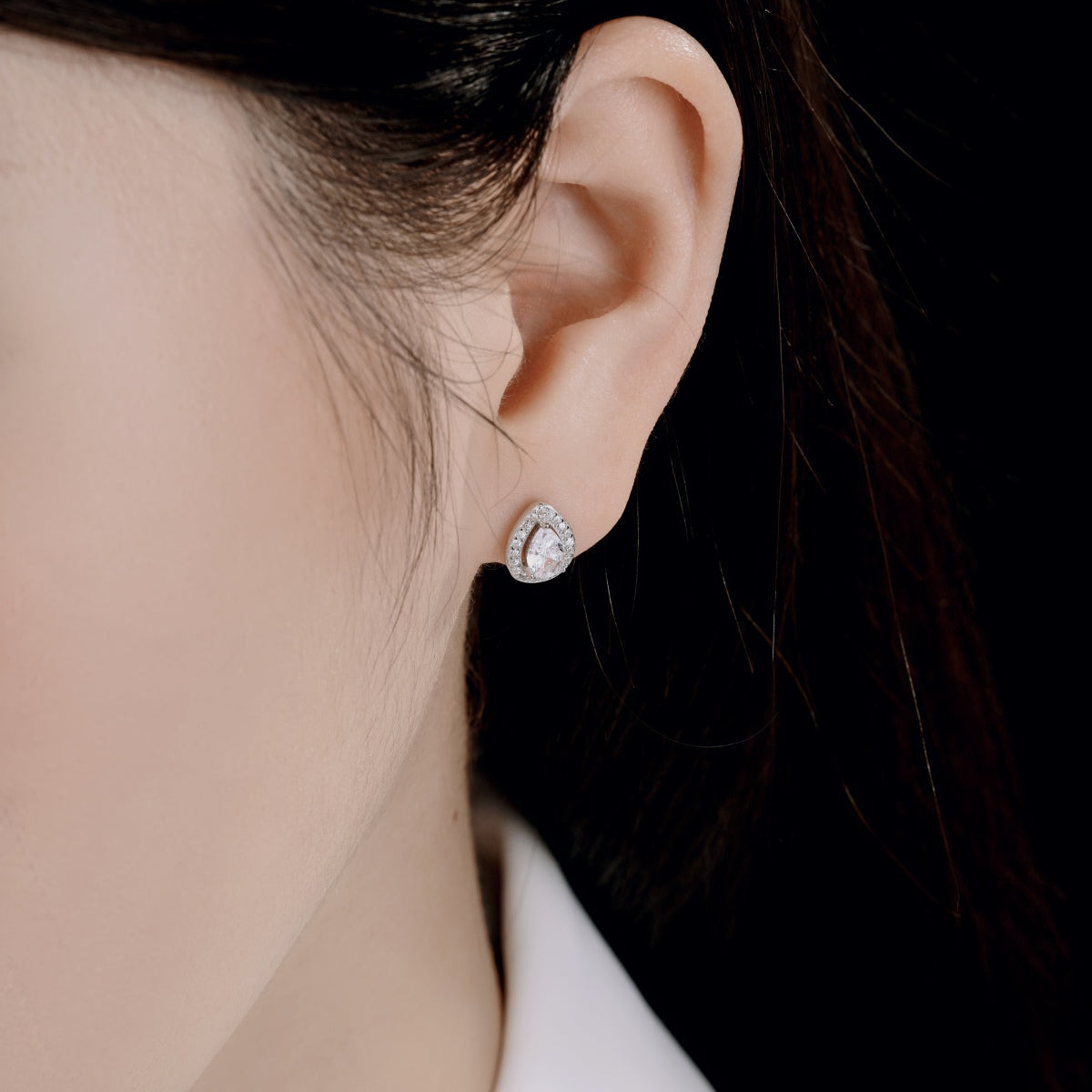 [ECHO ]Luxurious Water Drop Shape Earrings