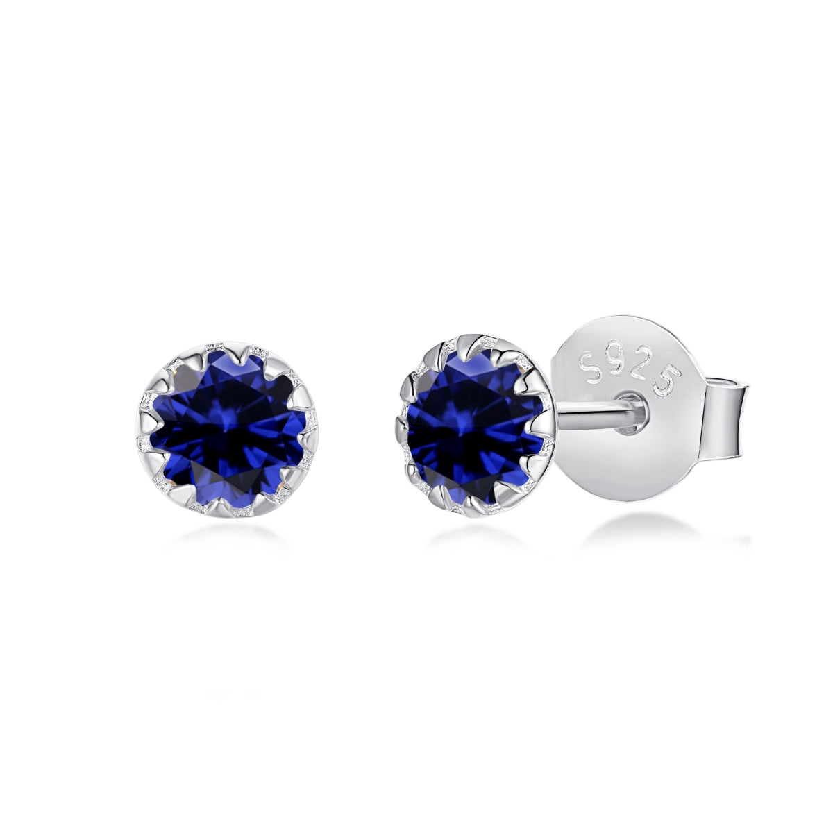 [ECHO ]Sparkling Colorful Round Shape Earrings