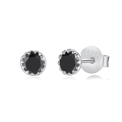 [ECHO ]Sparkling Colorful Round Shape Earrings