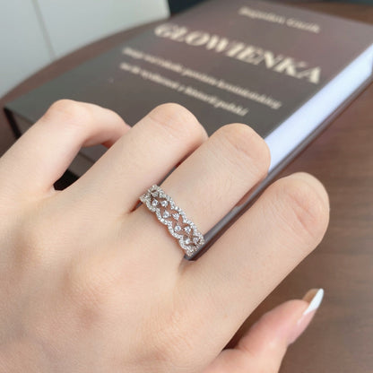 [ECHO ]Elegant Resplendent Round Shape Party Ring