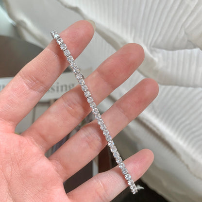 [ECHO ]Sparkling Round Cut Daily Bracelet