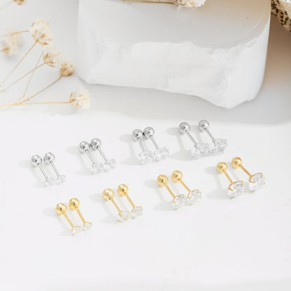 [ECHO ]Unique U-Shaped Ear Bone Earrings