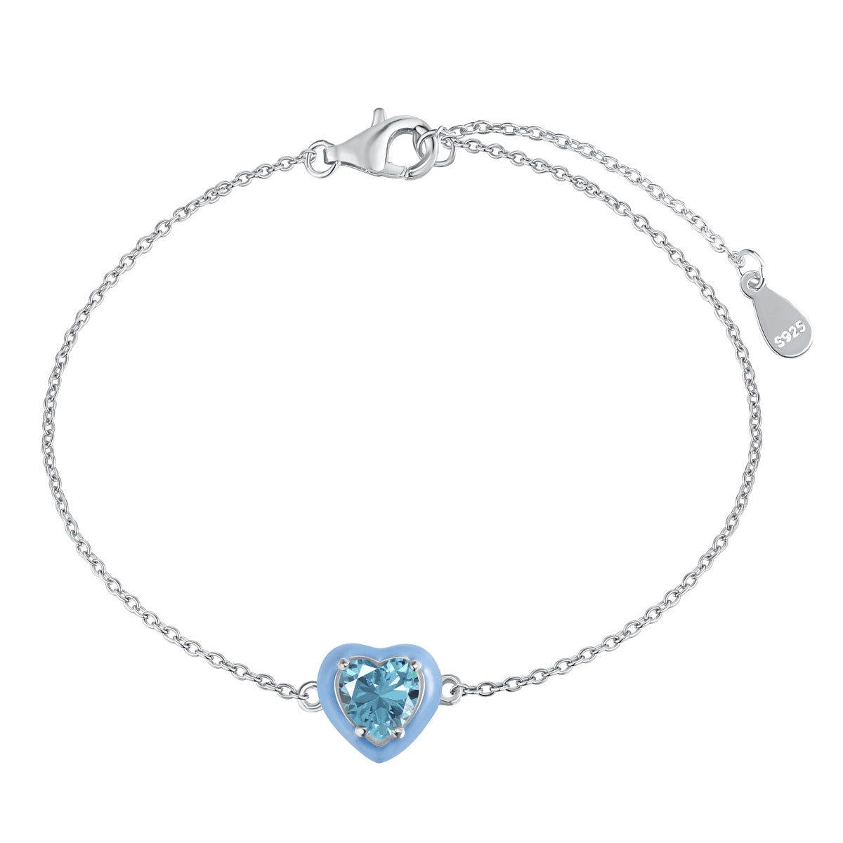 [ECHO ]Sparkling Romantic Heart Shape Lover Bracelet