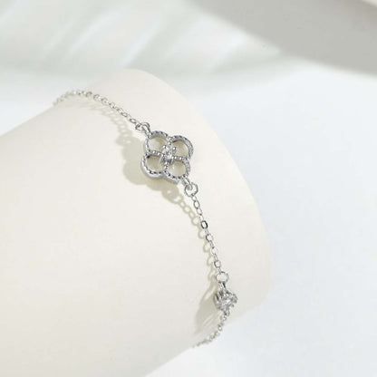 [ECHO ]Delicate Four Leaf Clover Bracelet