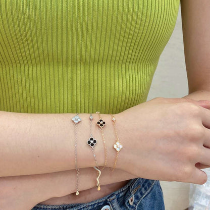[ECHO ]Delicate Four Leaf Clover Bracelet