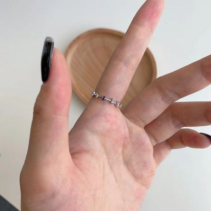 [ECHO ]Unique Trapezoid Cut Daily Ring