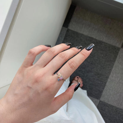 [ECHO ]Radiant Colorful Multi Cut Daily Ring