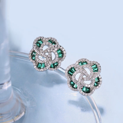 [ECHO ]Exquisite Flower Shape Daily Earrings