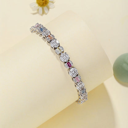 [ECHO ]Dazzling Radiant Multi Cut Daily Bracelet