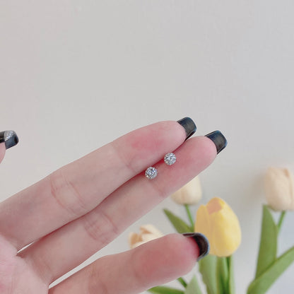 [ECHO ]Sparkling Colorful Round Shape Earrings