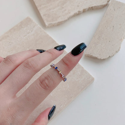 [ECHO ]Unique Trapezoid Cut Daily Ring