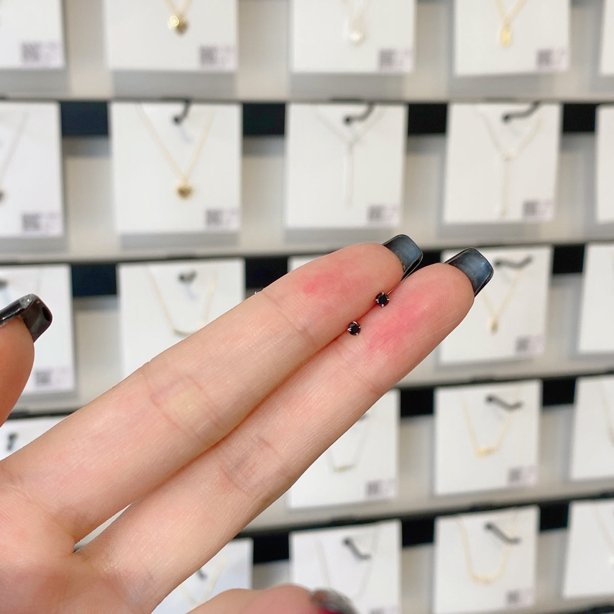 [ECHO ]Delicate Solitaire Earrings