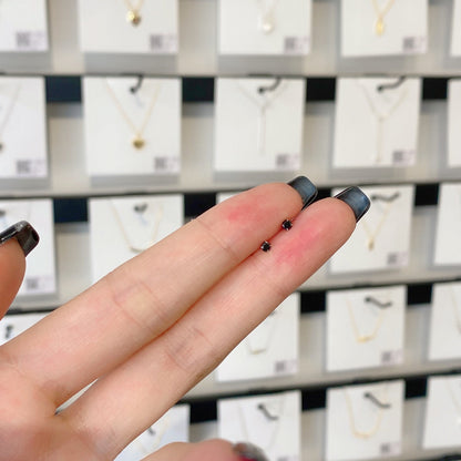 [ECHO ]Delicate Solitaire Earrings