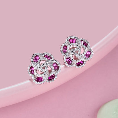 [ECHO ]Exquisite Flower Shape Daily Earrings