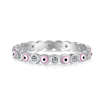[ECHO ]Sparkling Vibrant Round Shape Daily Ring