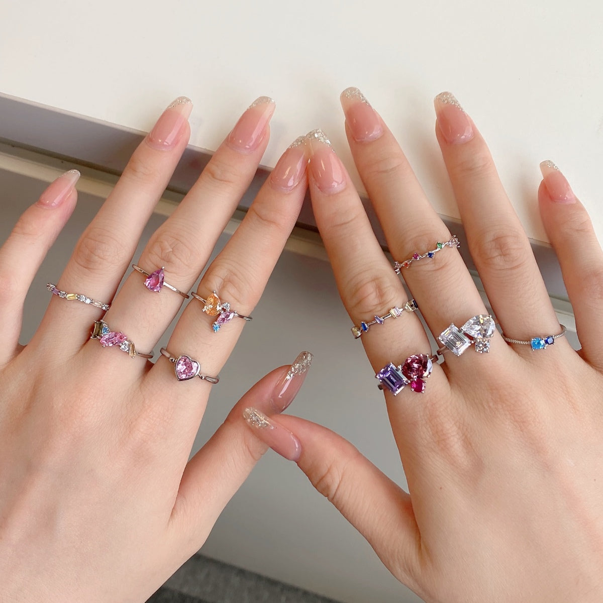 [ECHO ]Unique Trapezoid Cut Daily Ring