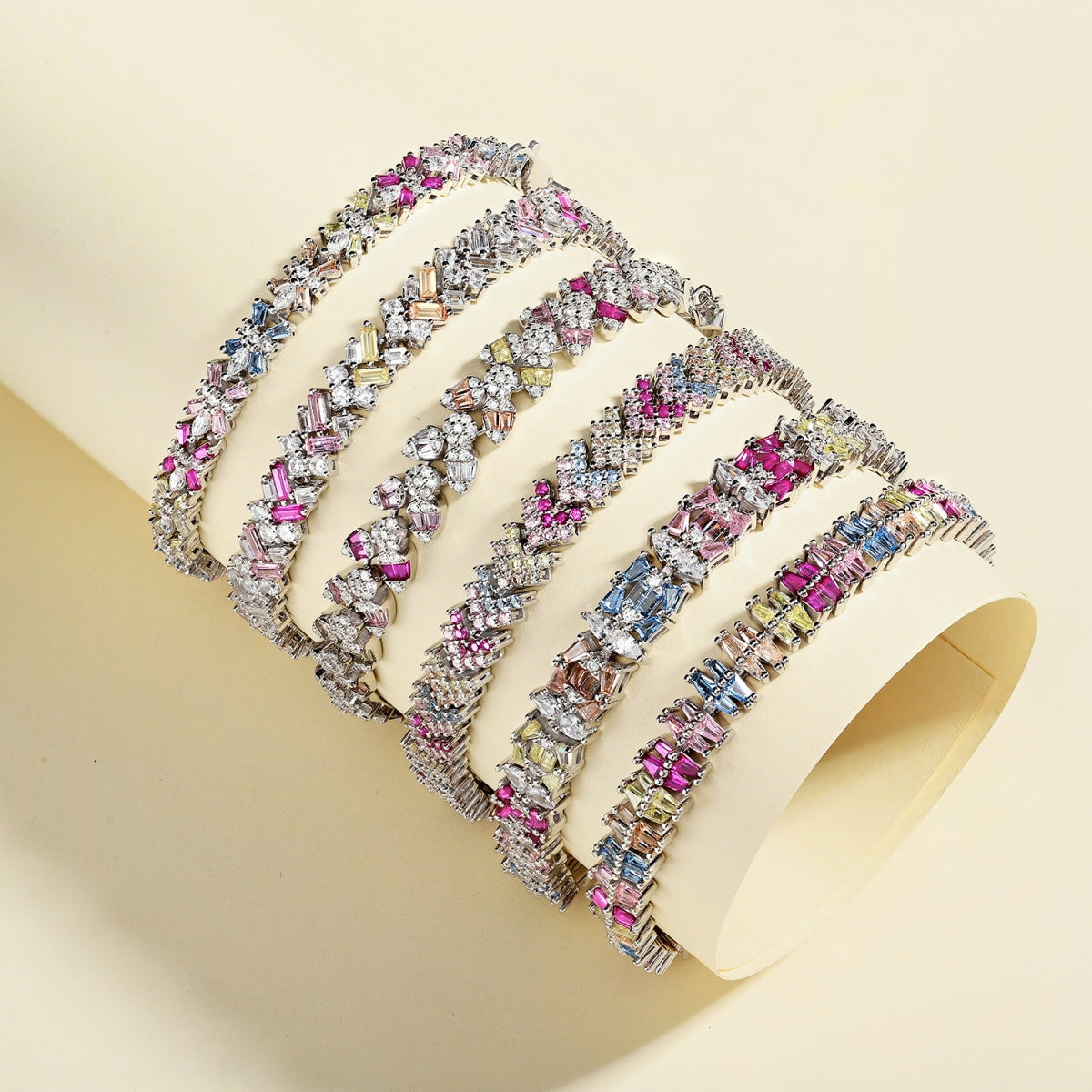 [ECHO ]Sparkling Exquisite Multi Cut Party Bracelet