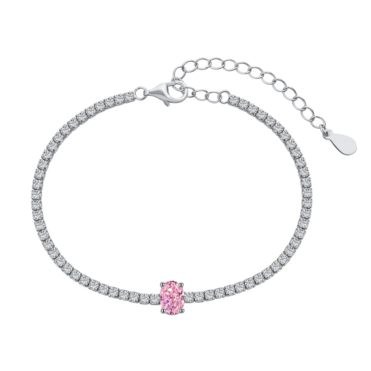 [ECHO ]0.75 Carat Exquisite Oval Cut Daily Bracelet