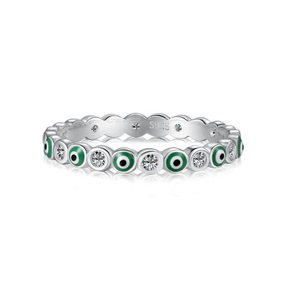 [ECHO ]Sparkling Vibrant Round Shape Daily Ring