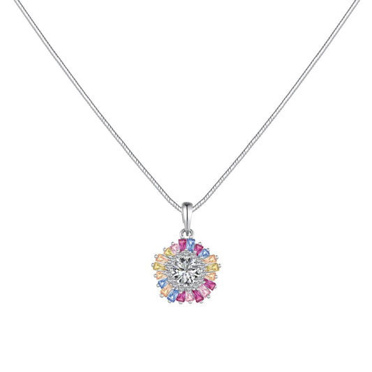 [ECHO ]Charming Flower Colorful Necklace