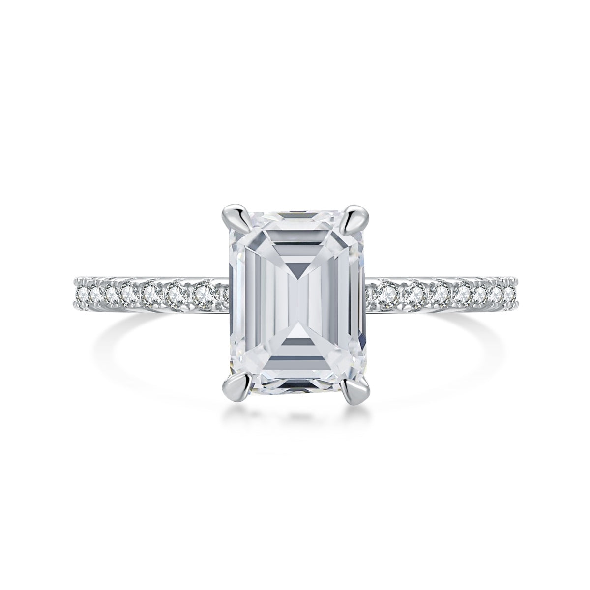 [ECHO ]2.0 Carat Scintillating Ornate Radiant Cut Party Ring