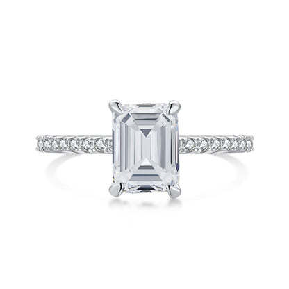 [ECHO ]2.0 Carat Scintillating Ornate Radiant Cut Party Ring
