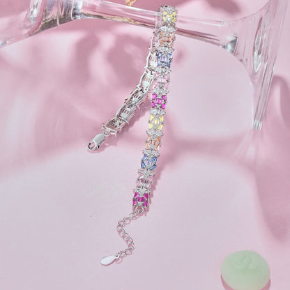 [ECHO ]Delicate Colorful Multi Cut Party Bracelet