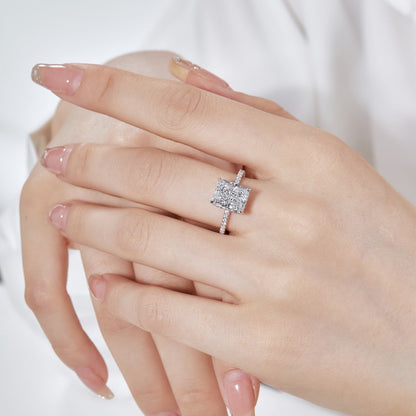 [ECHO ]4.0 Carat Luxurious Engagement Ring