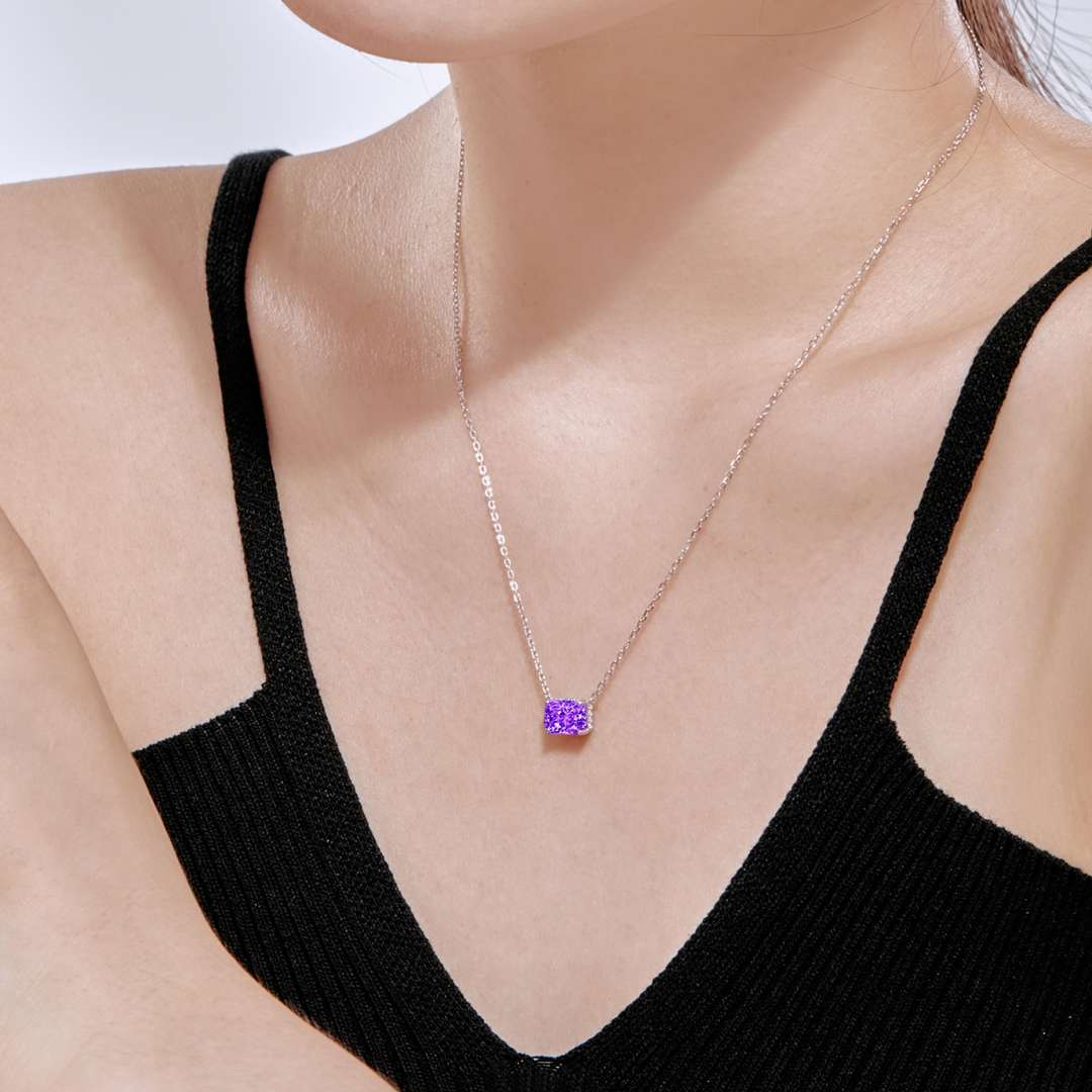 [ECHO ]Luxurious Square Shape Colorful Necalack