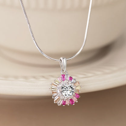 [ECHO ]Charming Flower Colorful Necklace