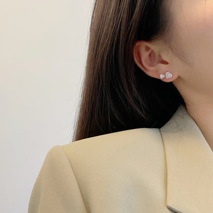 [ECHO ]Double Heart-Shape Classic Princess Style Earrings