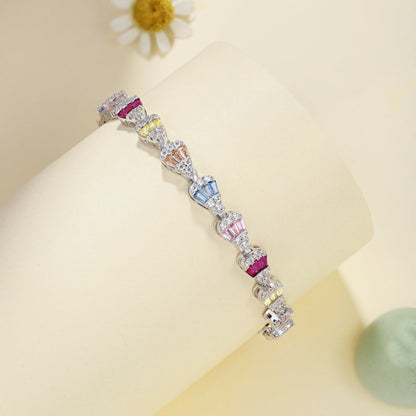 [ECHO ]Radiant Water Drop Shape Daily Bracelet
