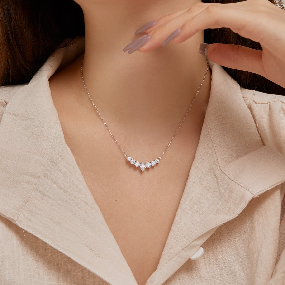 [ECHO ]Dainty Colorful Heart Necklace