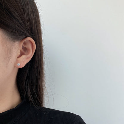 [ECHO ]Sparkling Colorful Round Shape Earrings
