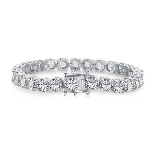 [ECHO ]0.75 Carat Dazzling Round Cut Wedding Bracelet