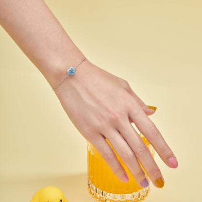 [ECHO ]Sparkling Romantic Heart Shape Lover Bracelet