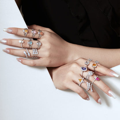 [ECHO ]Unique Vivid Snake Shape Daily Ring