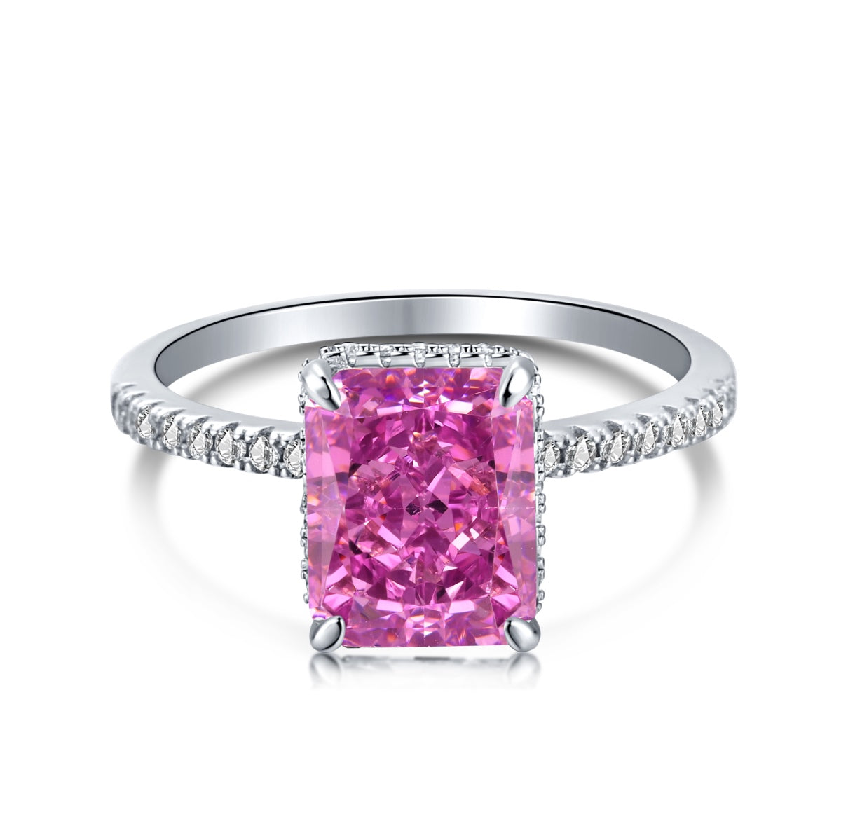 [ECHO ]4.0 Carat Luxurious Engagement Ring