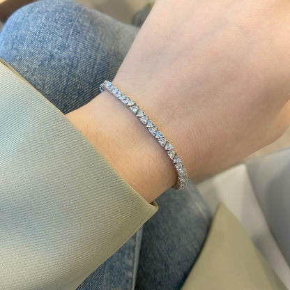 [ECHO ]Dazzling Romantic Heart Shape Lover Bracelet