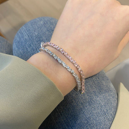 [ECHO ]Dazzling Romantic Heart Shape Lover Bracelet