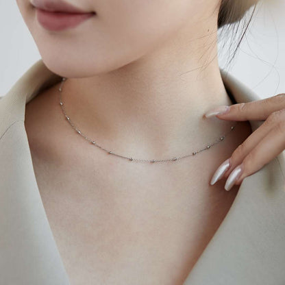 [ECHO ]Small Bead Clavicle Chain Simple Necklace