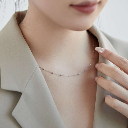 [ECHO ]Small Bead Clavicle Chain Simple Necklace