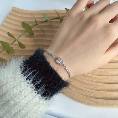 [ECHO ]Dazzling Unique Multi Shape Lover Bracelet