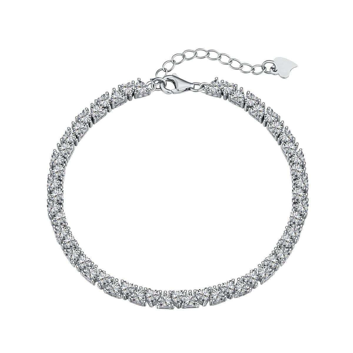 [ECHO ]Dazzling Romantic Heart Shape Lover Bracelet