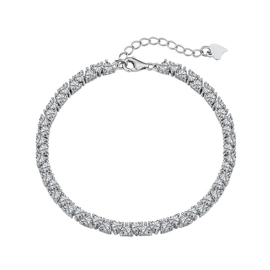 [ECHO ]Dazzling Romantic Heart Shape Lover Bracelet