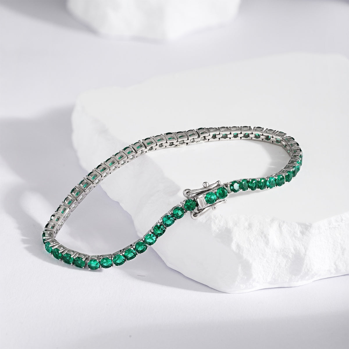 [ECHO ]Radiant Colorful Round Cut Party Bracelet