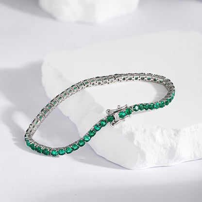 [ECHO ]Radiant Colorful Round Cut Party Bracelet