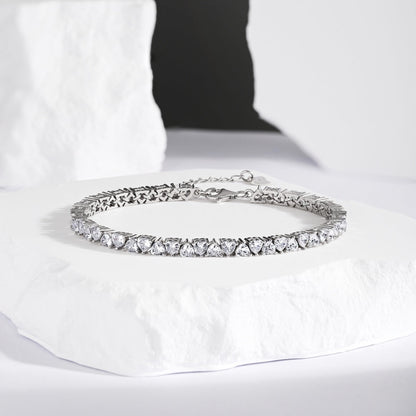 [ECHO ]Dazzling Romantic Heart Shape Lover Bracelet