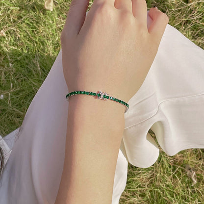 [ECHO ]Radiant Colorful Round Cut Party Bracelet